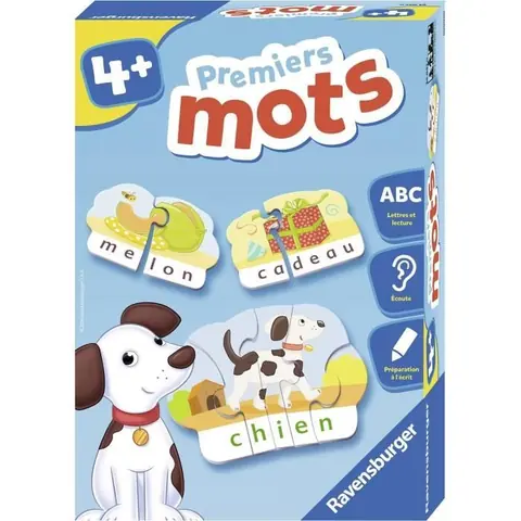 Premiers mots - Jeu éducatif - Préparation à la lecture - Ravensburger - Dès 4 ans