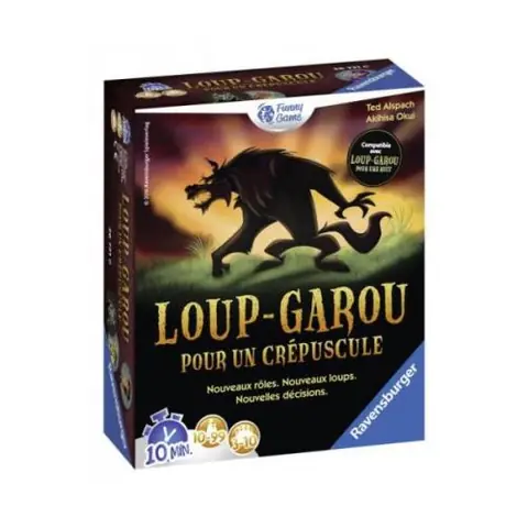 Loup-Garou pour un Crépuscule - Ravensburger - Jeu d'ambiance Enfants et Adultes - Jeu de rôle - 3 à 10 joueurs dès 10 ans