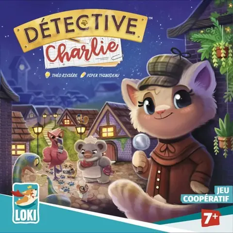 Jeux de société - Détective Charlie - Enquête coopérative - À partir de 7 ans - 6 enquêtes distinctes