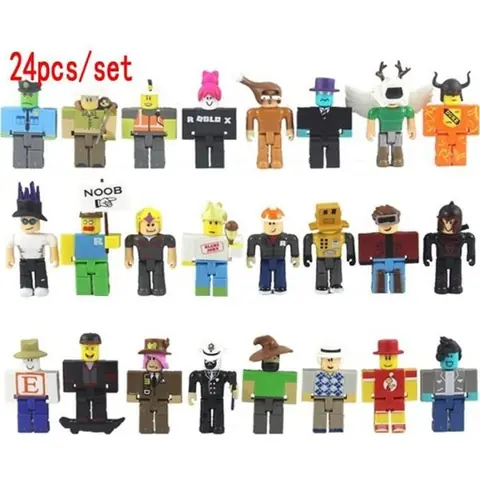 Ensemble de 24 figurines daction ROBLOX - PVC - 7 cm - Collection cadeau