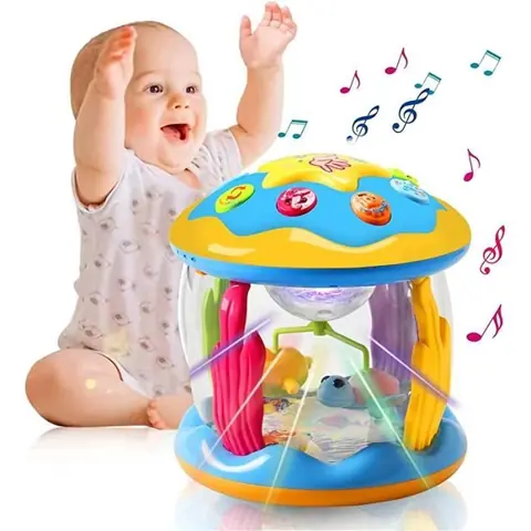 Jouet Enfant Jeux Bebe - ZGEER - Apprentissage Précoce - Musique/Lumière - 6-18 Mois