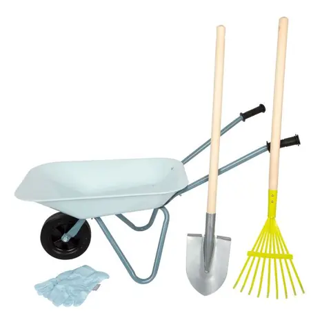 Kit doutils de jardinage avec brouette