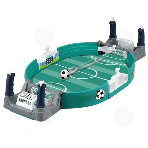 C Baby-foot 56x27cm Jeu à deux joueurs avec 4 ballons de football Facile à installer Convient aux 4 ans et plus Jeux éducatifs