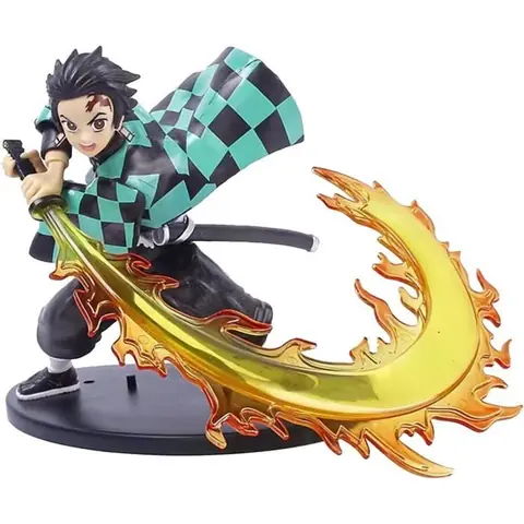 Demon Slayer Tanjiro Figurine Manga-dernier Anime Action Figure-surdimensionné 16 cm Collection Figurine