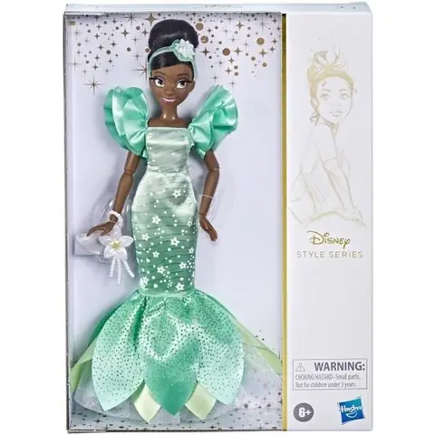 DISNEY PRINCESSES - Style Series - Poupée Tiana au style contemporain avec tenues et accessoires - jouet - dès 6 ans