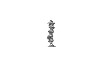 Statuette Les Schtroumpfs Resin Column Silver Limited Edition 50 cm