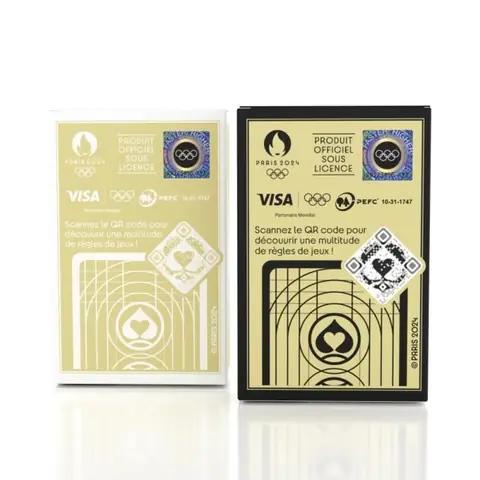 Jeu de cartes - CARTAMUNDI - 10039448 - 54 cartes - JO Paris 2024 - Mixte - 2 joueurs ou plus