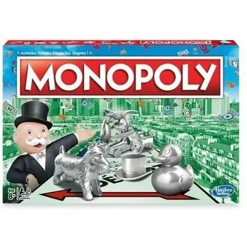 MONOPOLY - Jeu pour la famille et les enfants - 2 à 6 joueurs - dès 8 ans - inclut des cartes choisies par le public V2