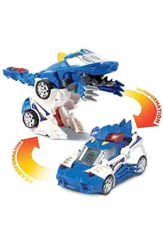 VTECH - Switch & Go Dinos - Oxor, Super Thérizinosaure (Voiture de Police)