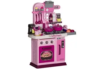 Cuisine enfant jouet d'imitation effets sonores lumineux nombreux accessoires rose