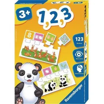 1, 2, 3 - Jeu éducatif - Apprentissage des chiffres - Ravensburger - Dès 3 ans