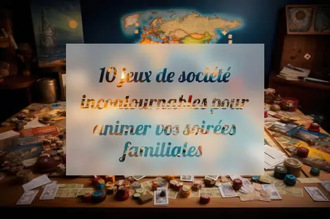 10 jeux de société incontournables pour animer vos soirées familiales