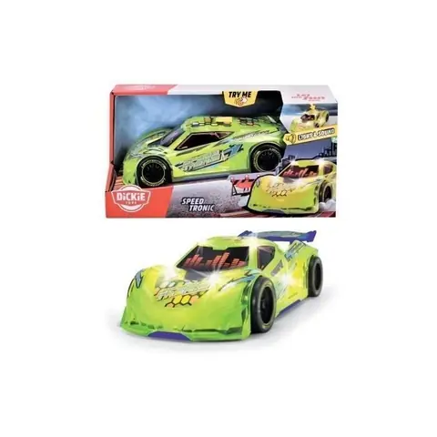 Voiture Dickie - Light Streak Speed Tronic 20cm - Fonctions Sonores et Lumineuses - Pour Enfant dès 3 Ans