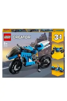 LEGO® Creator 3-en-1 31114 La super moto à construire et à transformer en moto classique ou en moto volante futuriste