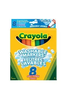 Boîte 8 Feutres à colorier ultra lavables