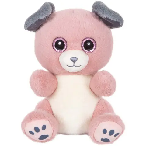 Peluche - Peluche Chien SPOT Cutydoos rose poudré et gris – 23 cm