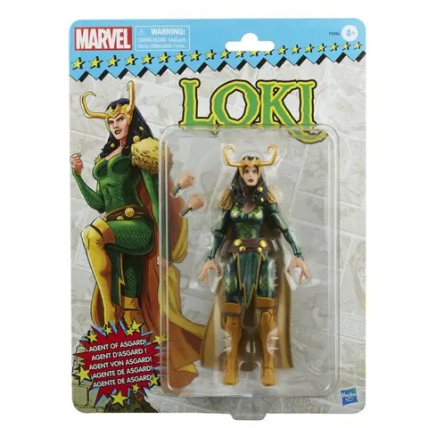 Figurine - Marvel - Loki Agent dAsgard - PVC - 15 cm - Articulée avec pièces interchangeables