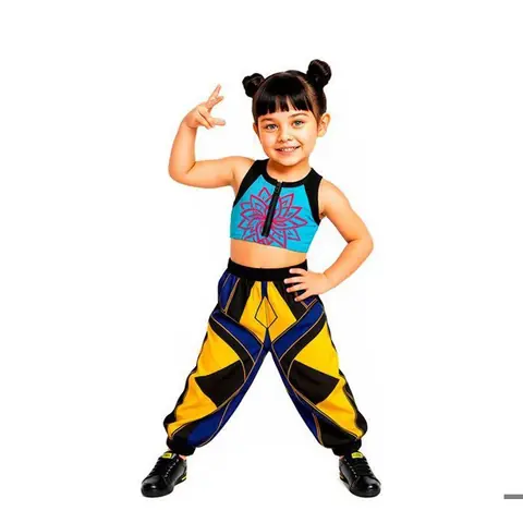 Déguisement K-Pop - Zoey la Chasseuse - Fille - Multicolore - Haut et pantalon