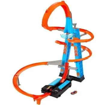 HOT WHEELS Action Altitude Crash 80 cm de haut - 1 véhicule inclus