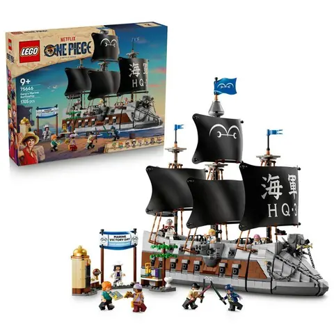 LEGO ONE PIECE 75646 Le Navire de la Marine de Garp - Jouet Bateau dès 9 ans - Décoration