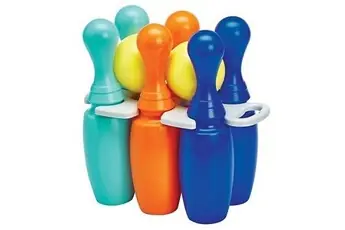 Jeu de 6 Quilles 2 boules Kit de Bowling pour Enfants