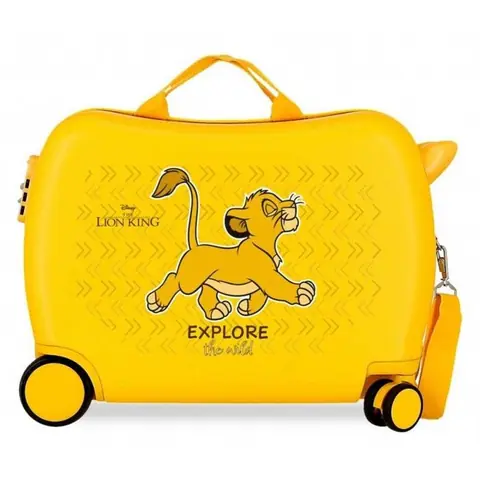 Valise enfant - DISNEY - Le Roi Lion - 50 x 39 x 20 cm - Jaune - Coque rigide