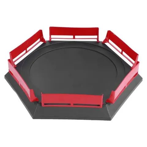 Arène de toupies SALALIS Top Burst - Jouet pour enfants - Garde-corps pour éviter les sorties - Blanc