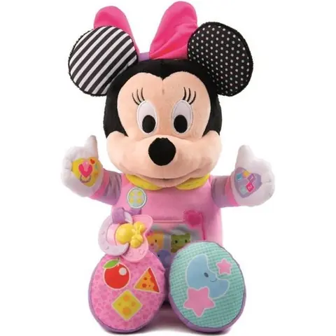 CLEMENTONI Disney Baby - Ma poupée à cajoler Minnie - Jeu déveil