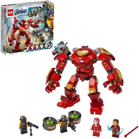 LEGO® Super Heroes 76164 Marvel Avengers Iron Man Hulkbuster contre un agent de l’A.I.M. Cadeau Enfant avec Figurines