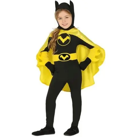 Déguisement - Super-Héros Chauve-Souris fille - Noir - 3 ans - Justaucorps cape et capuche