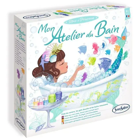 Mon atelier du Bain - SENTOSPHERE - Activités Ludiques et Educatives - Savons et bains moussants - Dès 8 ans