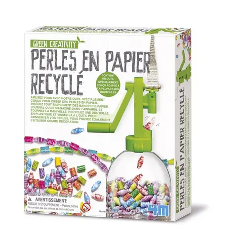 Kit créatif - GRAINE CRÉATIVE - Perles en papier recyclé - Multicolore - À partir de 5 ans - Mixte