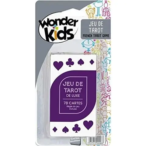 Jeu de cartes - WONDERKIDS - LOT DE 78 CARTES PLASTIFIÉES - Intérieur - Mixte - 2 joueurs ou plus