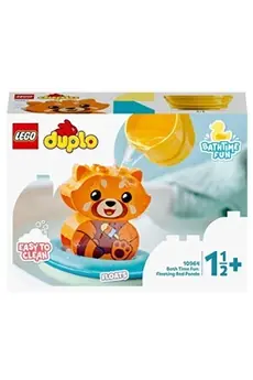LEGO® 10964 DUPLO Jouet de Bain : Le Panda Rouge Flottant, Set Baignoire pour Bébés et Enfants de 1.5+ ans