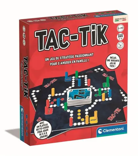 Clementoni Tac-Tik, jeu de stratégie familial dynamique