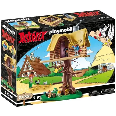 PLAYMOBIL 71016 La hutte dAssurancetourix Astérix Pour enfant et adulte 96 pièces Dès 5 ans