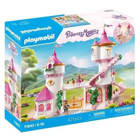 PLAYMOBIL 71845 Palais avec couple royal et 2 trônes Les princesses magic 421 pièces Dès 4 ans