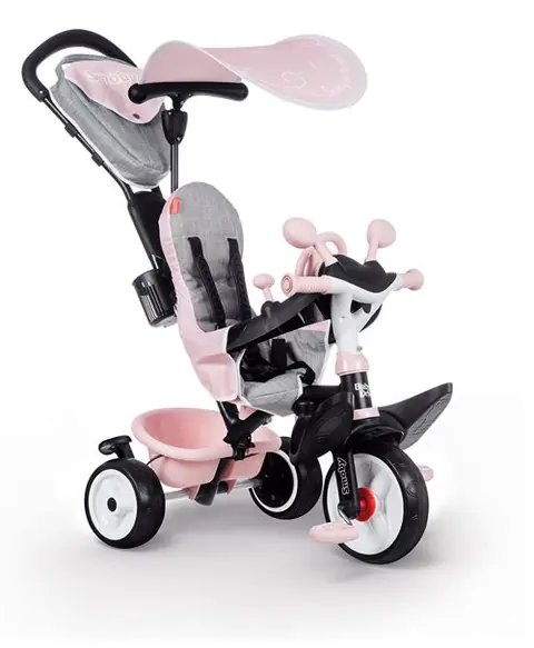Tricycle Baby Driver Plus Rose - SMOBY