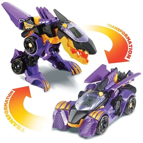 VTECH - Switch & Go Dinos - Brutor, Super Spinosaure (Voiture de Course)