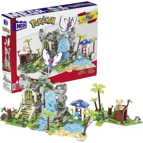 Coffret de construction - MEGA Pokemon - Voyage dans la Jungle - 1347 briques - A partir de 9 ans - Jouet Enfant