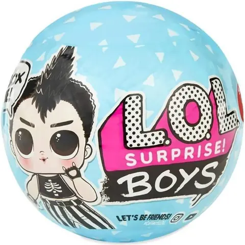 L.O.L. Surprise - Boys - Boule avec 7 surprises dont 1 poupée Garçon et fonction eau - Modèles aléatoires