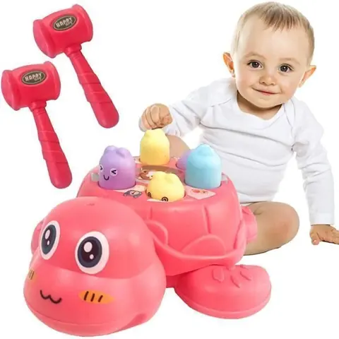 Whack Jeu TaupeJouet Tortue éducatifCadeau danniversaire de Noël et de Nouvel an pour Les garçonsFillesJeu