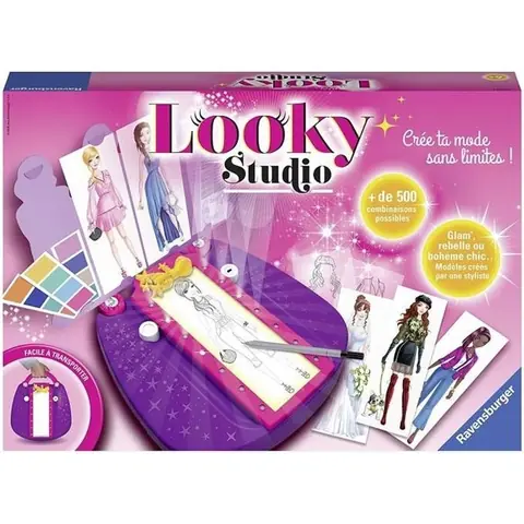 Looky Studio  - Ravensburger - Loisirs créatifs - Dessins de mode - Studio de stylisme format maxi - dès 6 ans