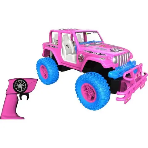 Voiture télécommandée rose EXOST Crossroad - Echelle 1:14 - Tout-terrain personnalisable