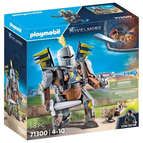 PLAYMOBIL 71300 Géant de combat Novelmore Novelmore bras et jambes mobiles 58 pièces Dès 4 ans