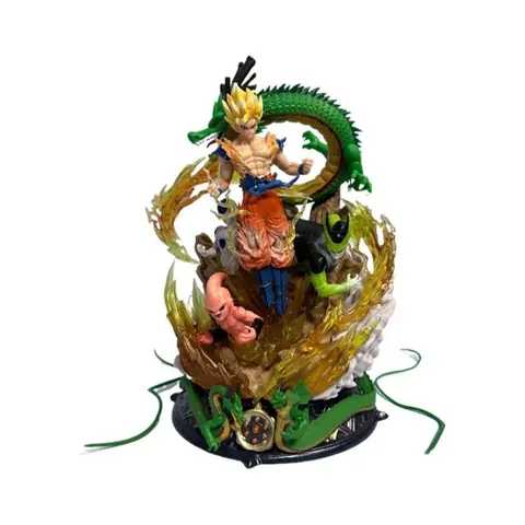 Figurine - DRAGON BALL - Édition Spéciale - Super Saiyan Goku - Hauteur 19 CM - Multicolore