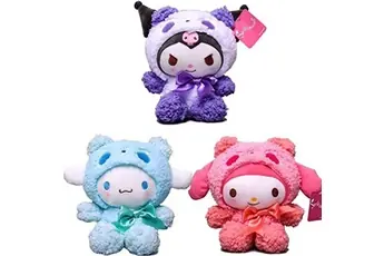 30pièces peluches Kuromi Kawaii Sanrio en peluche Cinnamoroll- My Melody Series 20CM Produit Compatible