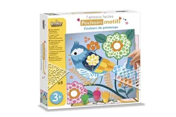 Pochoirs motifd Couleur de printemps