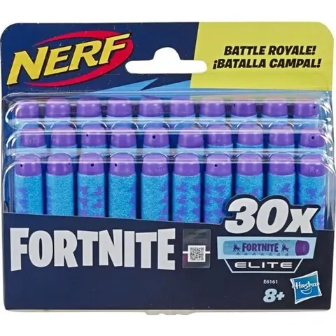 Recharge de 30 fléchettes NERF Fortnite Elite - Bleu - Enfant 8 ans et plus