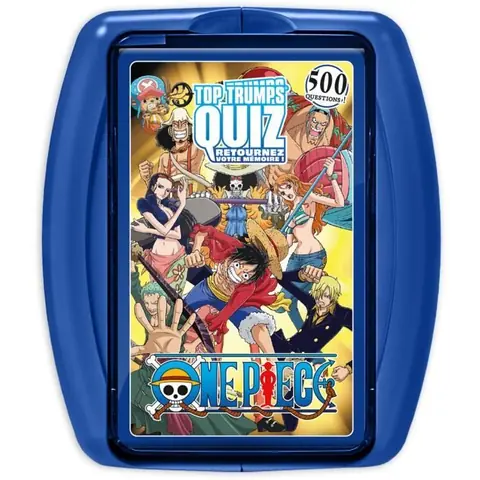 Quiz One Piece - Jeu de quiz - WINNING MOVES - Quiz illustré sur lunivers One Piece avec 500 questions.